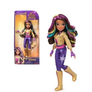 Purple and Gold Fashion Dolls with Articulated Poses